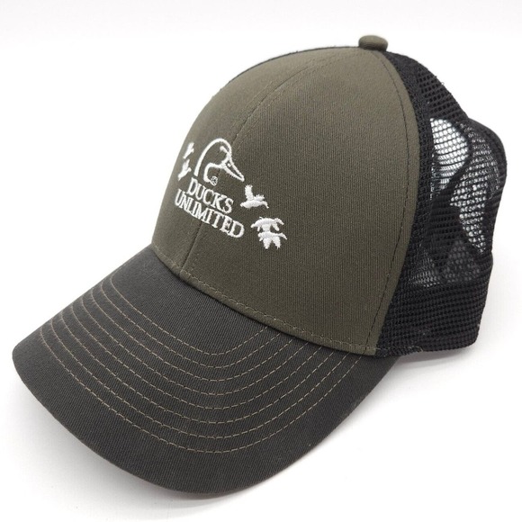 Ducks Unlimited Strapback Hat K-Products Ball Cap Adjustable‎ Outdoors Hunting - Picture 1 of 8